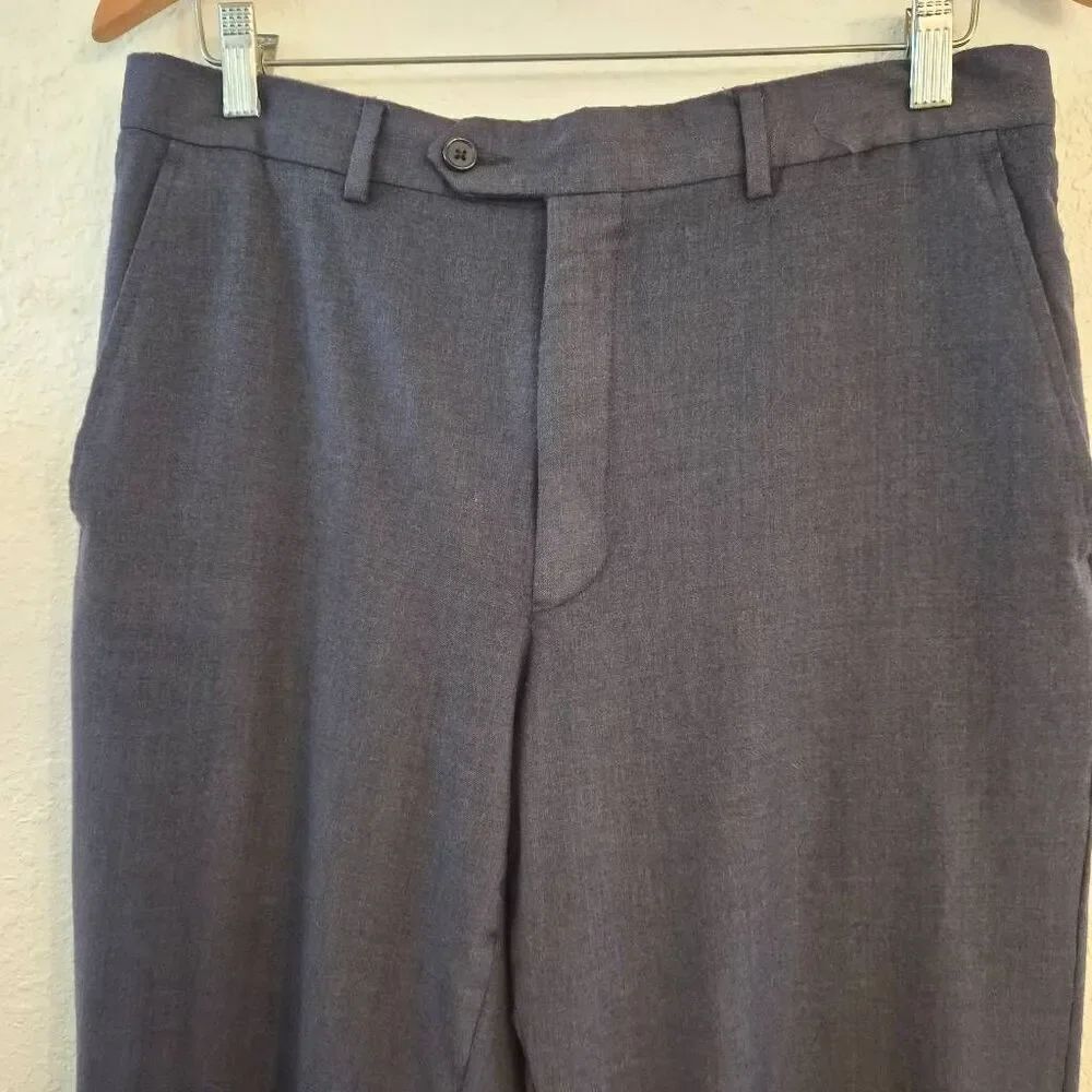 Santorelli Romeo Luxury Serge Men's Blue Trouser Pants: Italian